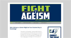 Desktop Screenshot of fightageism.org