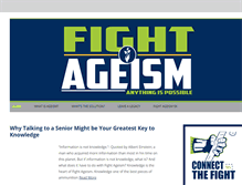 Tablet Screenshot of fightageism.org